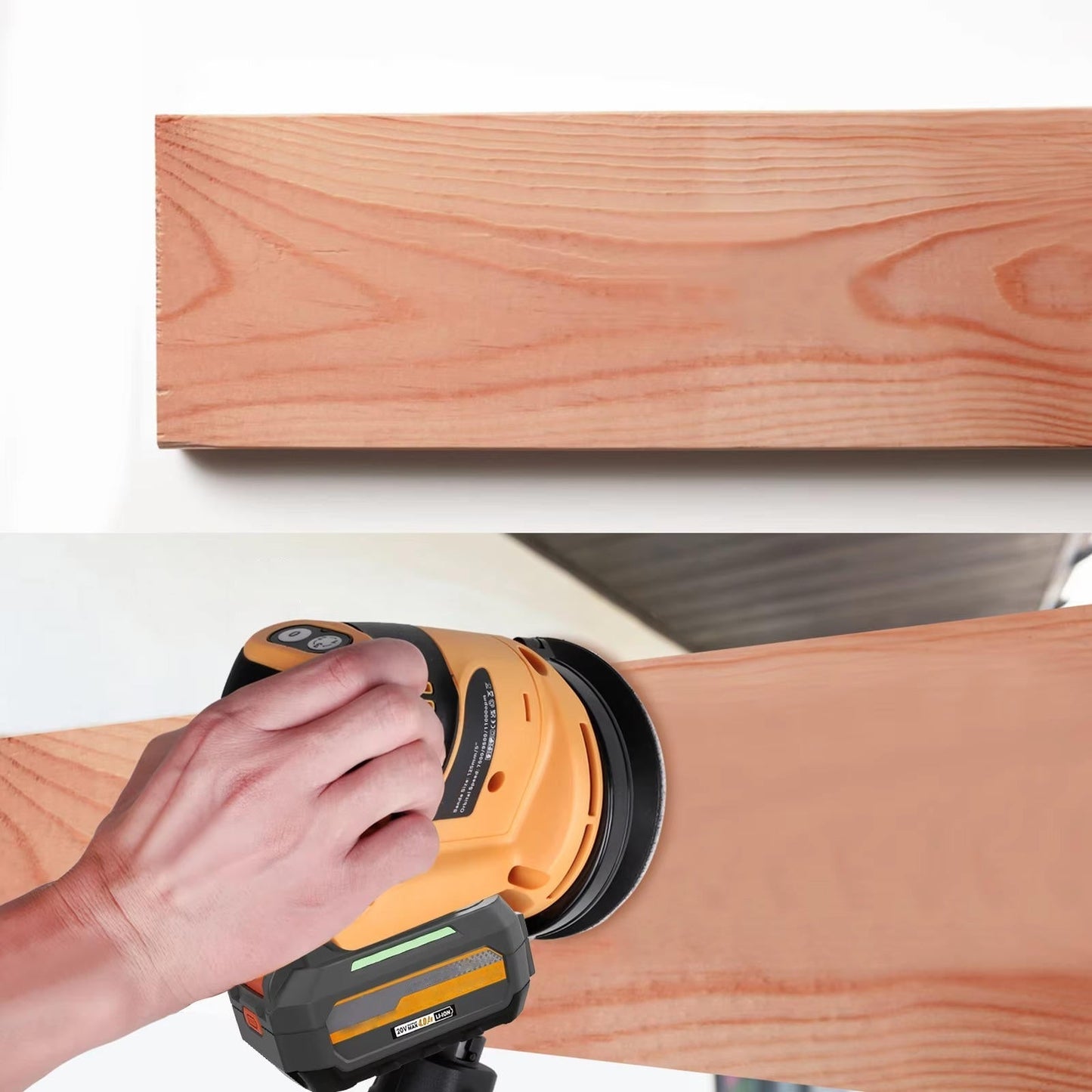 Brushless Orbital Electric Sander with Dust Collection System