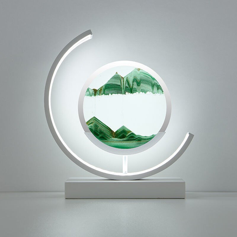 LED Sand Art Light with High-Quality Glass Frame