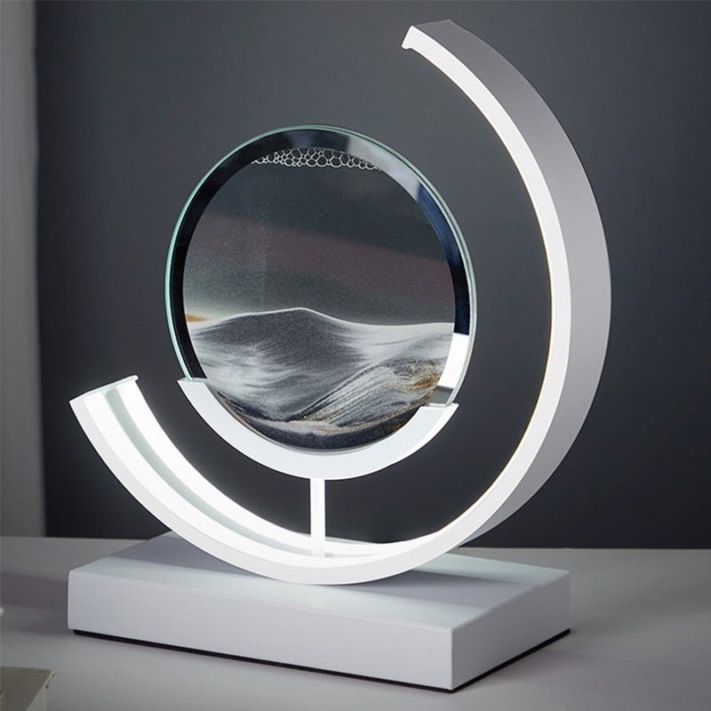 LED Sand Art Light with High-Quality Glass Frame