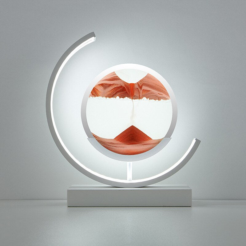 LED Sand Art Light with High-Quality Glass Frame