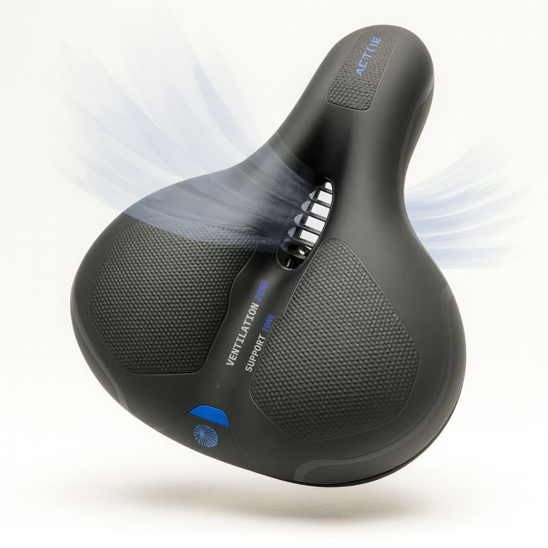 Ergonomic Bicycle Seat with Suspension for Daily Use and Tours