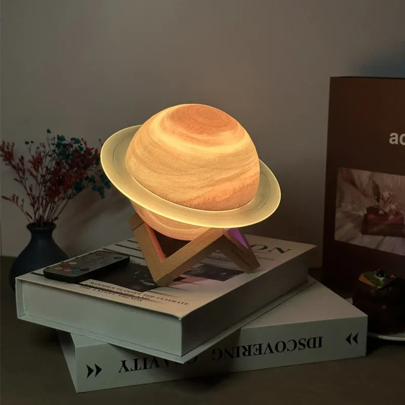 Galaxy Saturn Bluetooth Speaker and Night Light with Remote Control
