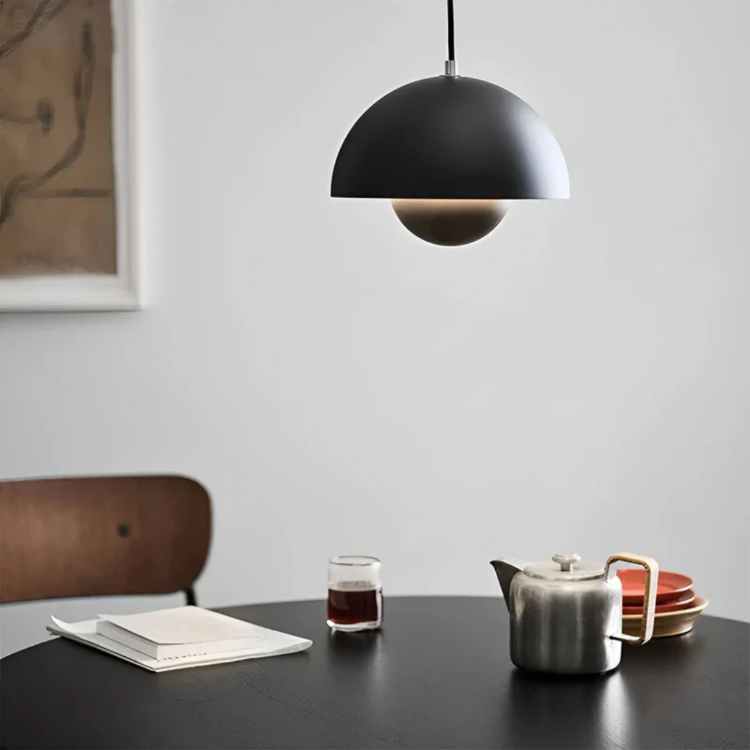 Scandinavian Flower Pendant Lamp with Adjustable Cord