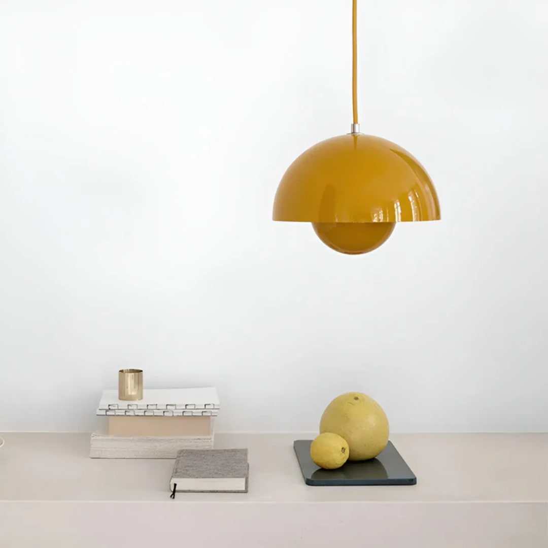 Scandinavian Flower Pendant Lamp with Adjustable Cord