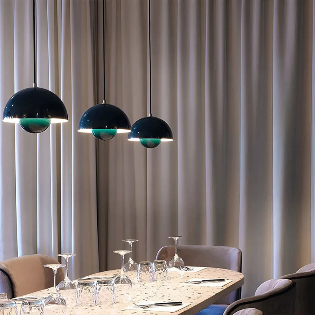 Scandinavian Flower Pendant Lamp with Adjustable Cord