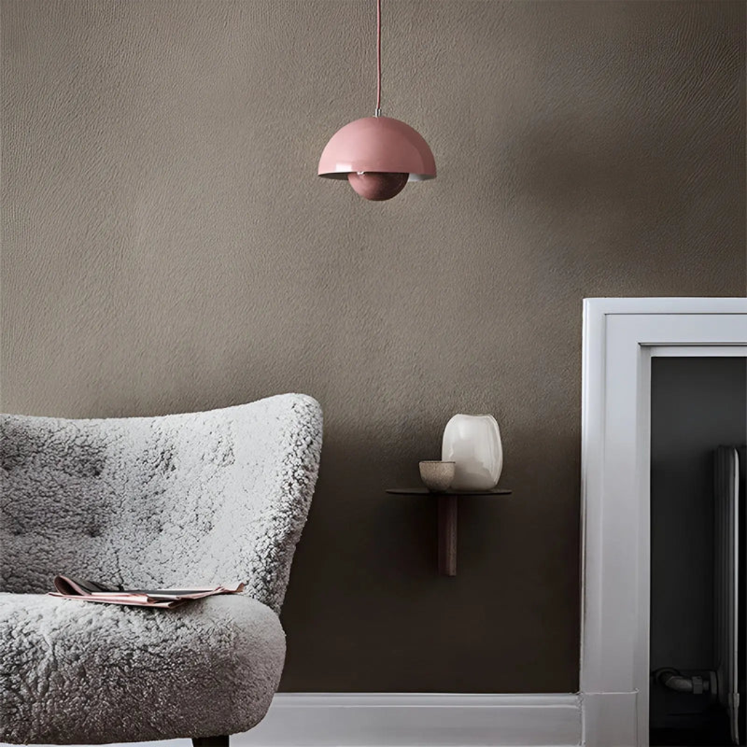 Scandinavian Flower Pendant Lamp with Adjustable Cord