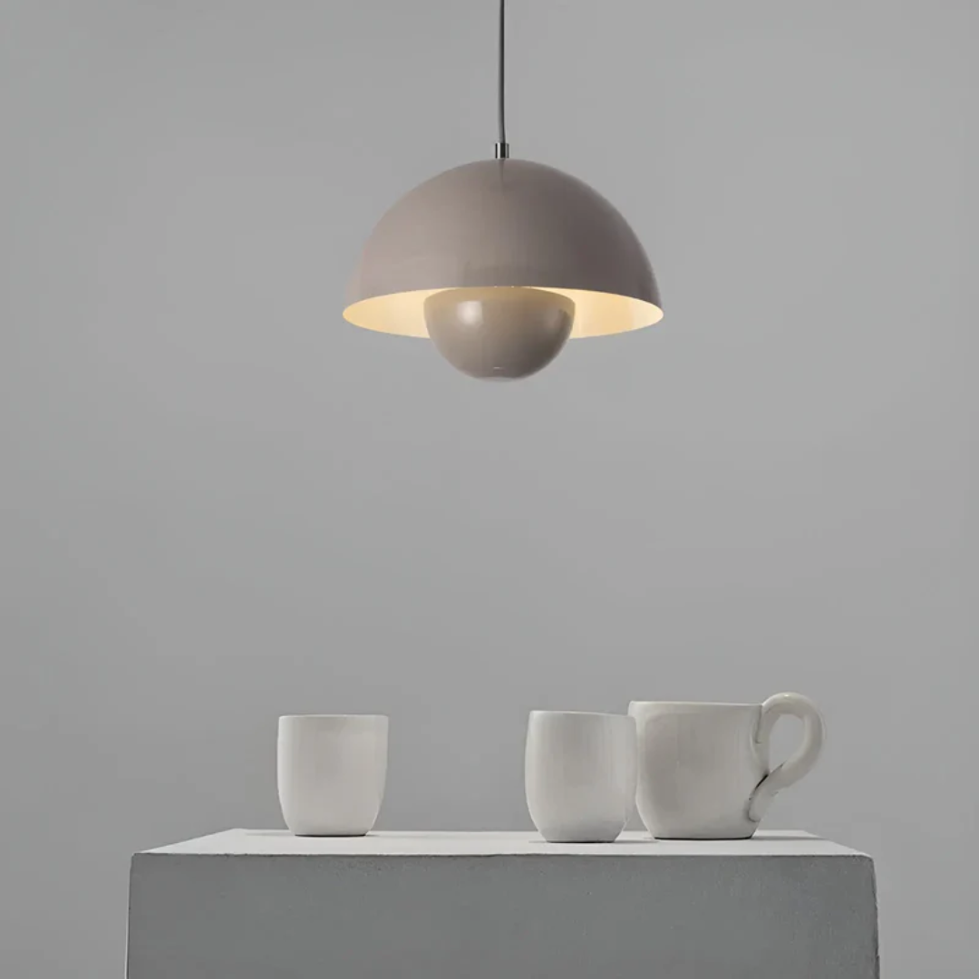 Scandinavian Flower Pendant Lamp with Adjustable Cord