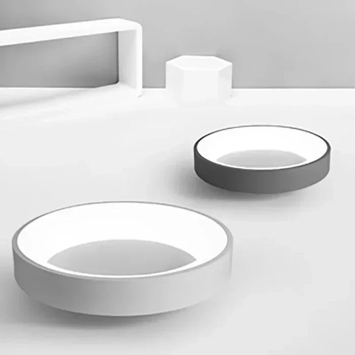 Scandinavian Round LED Ceiling Light - Modern Minimalist Design