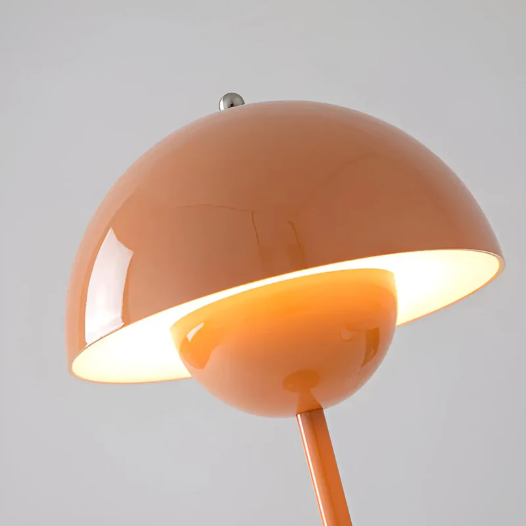 Rechargeable Scandinavian Table Lamp with Adjustable Brightness