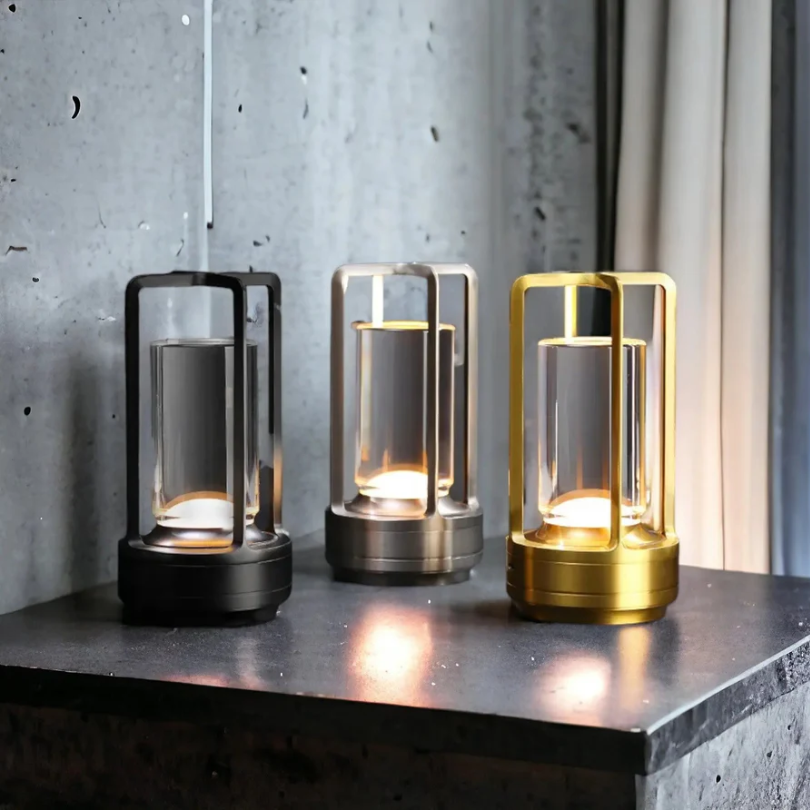 Wireless Scandinavian LED Table Lamp with Touch Control