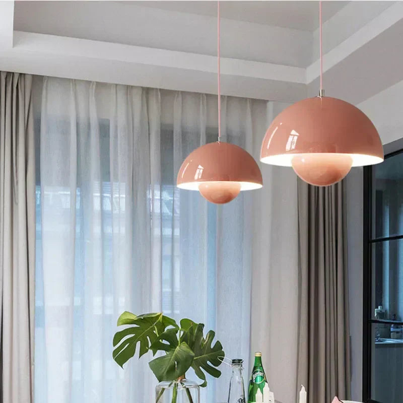 Floral Cup Pendant Lamp - Scandinavian Style Lighting