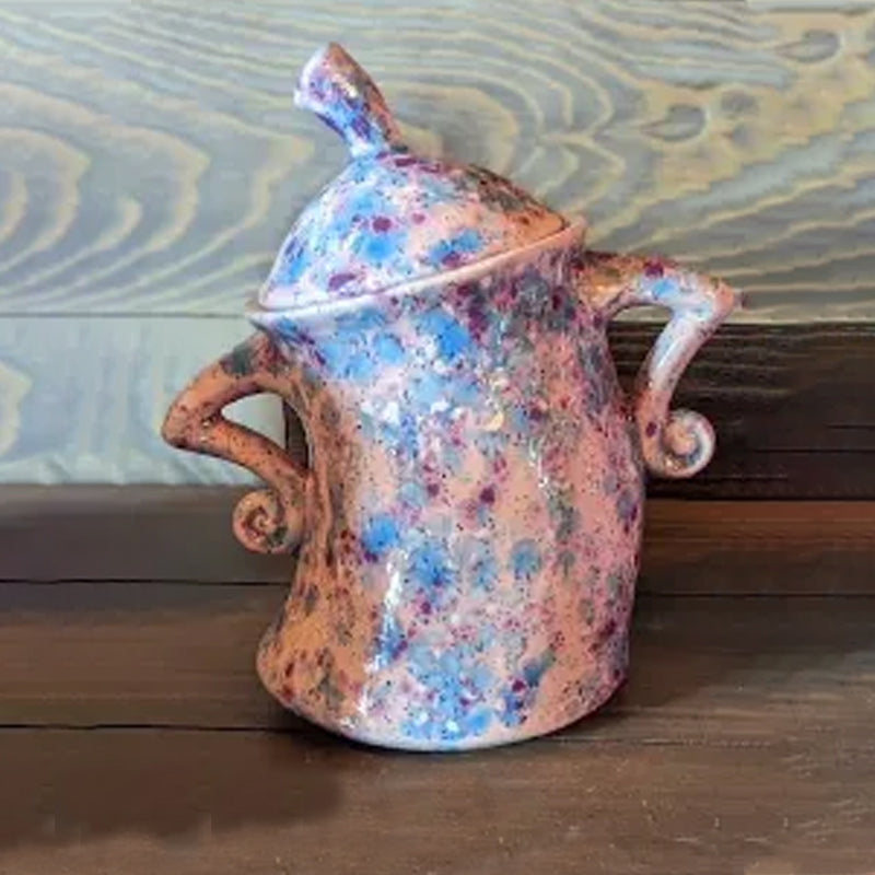 Decorative Storage Jar with Playful Design for Kitchen