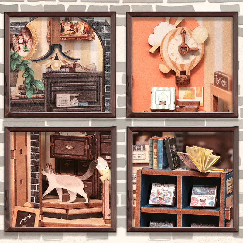 DIY Mini Classic Bookstore Building Kit