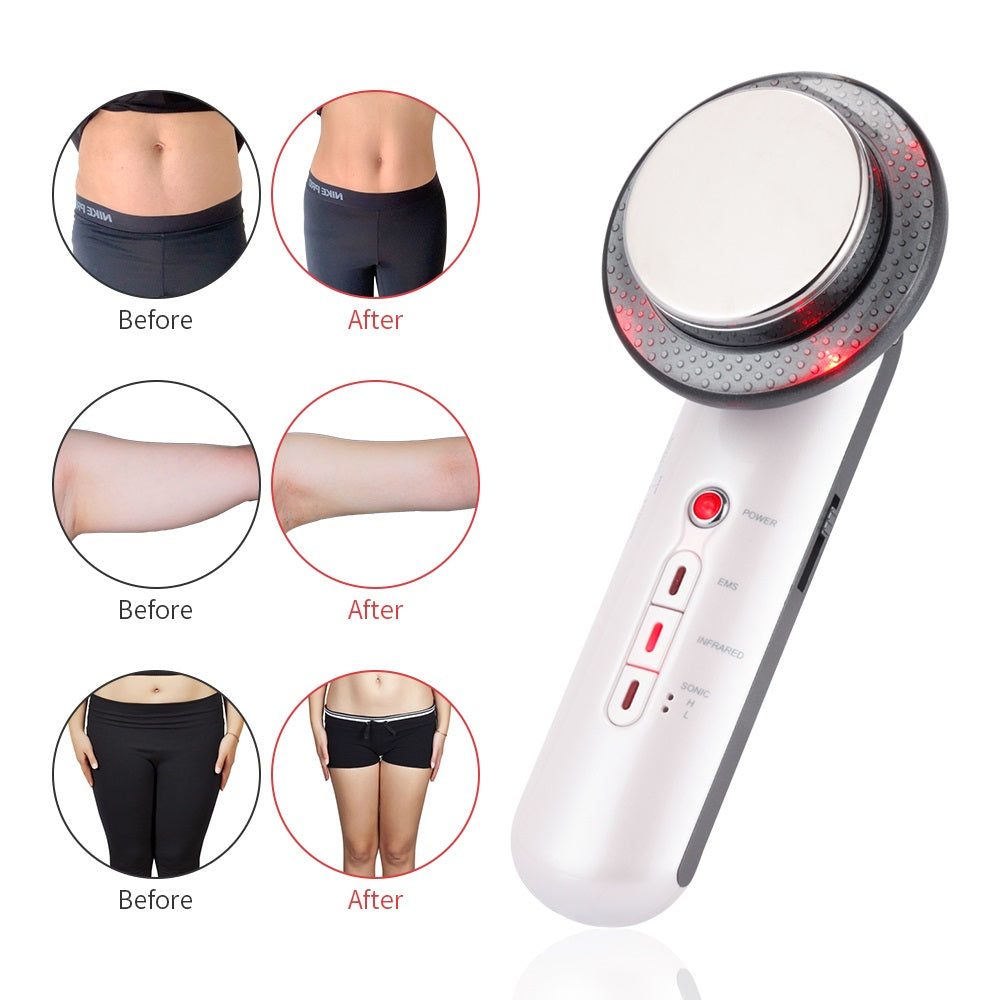 EMS Slimming Massager with Ultrasound and Adjustable Intensity