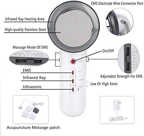 EMS Slimming Massager with Ultrasound and Adjustable Intensity