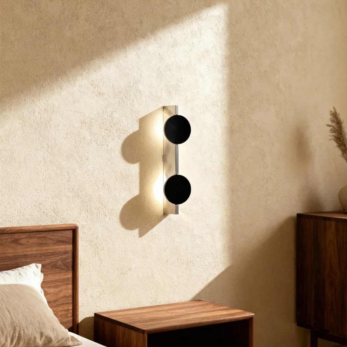 Sculptural Backlit Halo Glow Wall Light