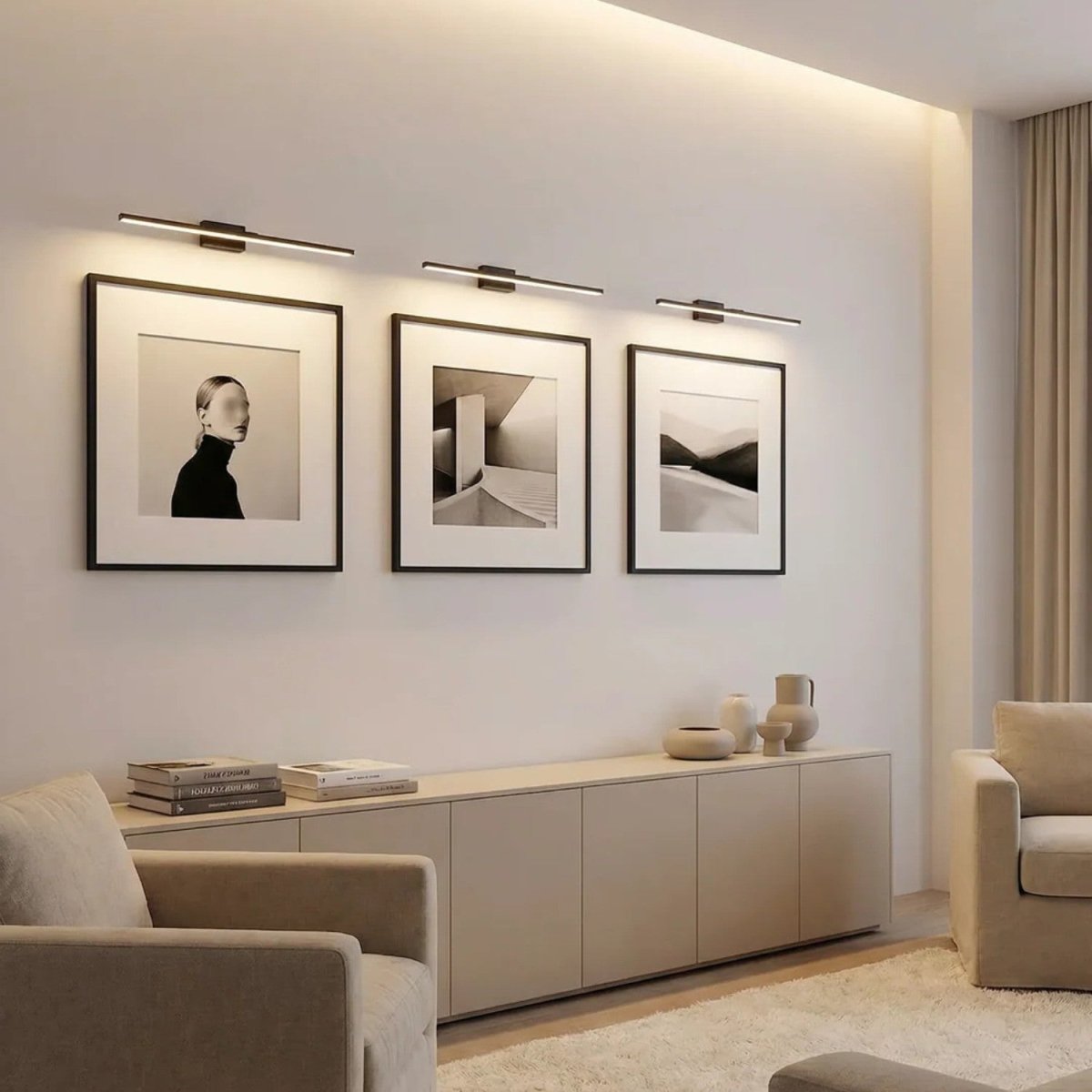 Sleek Iron LED Wall Picture Light