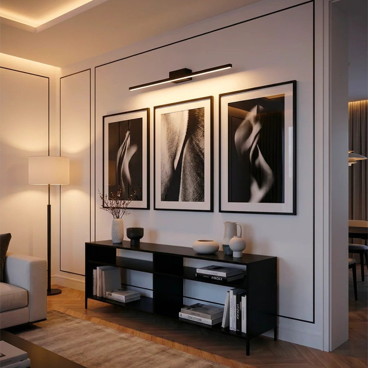 Sleek Iron LED Wall Picture Light