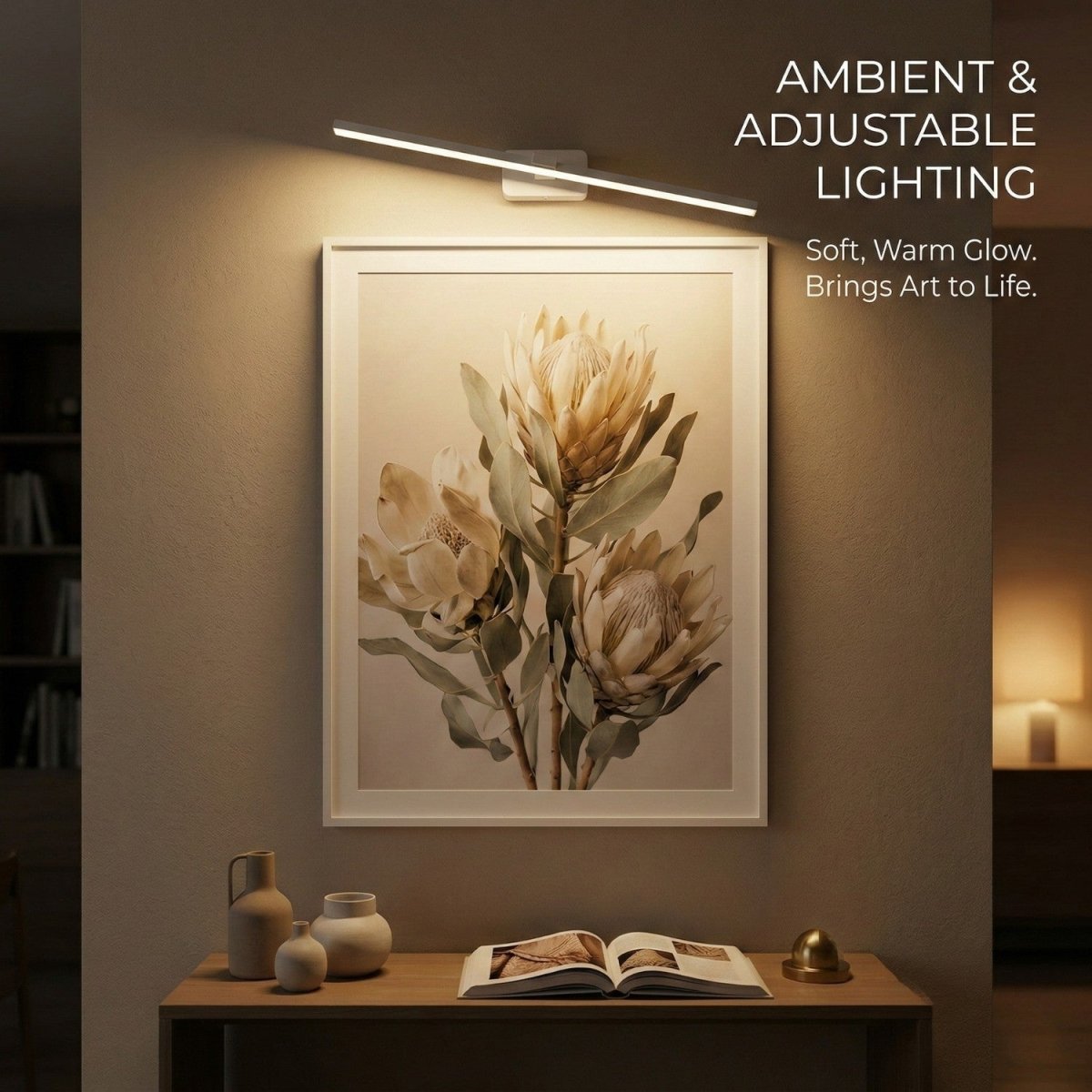 Sleek Iron LED Wall Picture Light