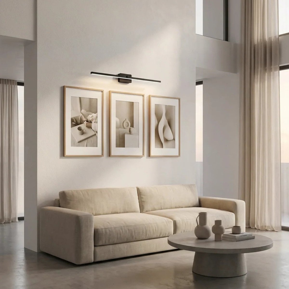 Sleek Iron LED Wall Picture Light