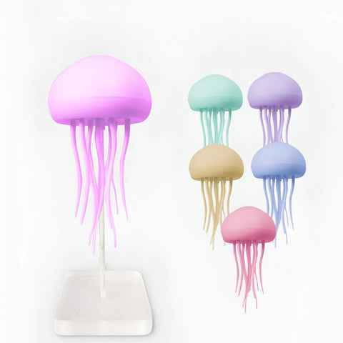 Dancing Jellyfish Decorative Table Lamp with Soft LED Lighting
