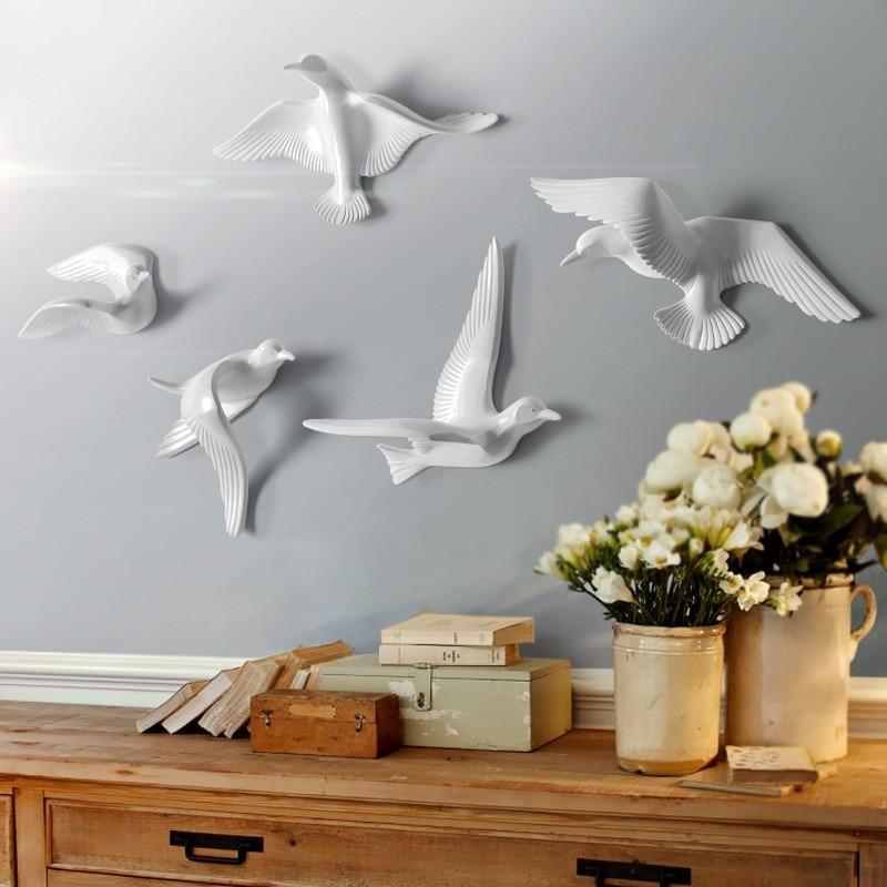 Seagull Wall Art Decor in Resin