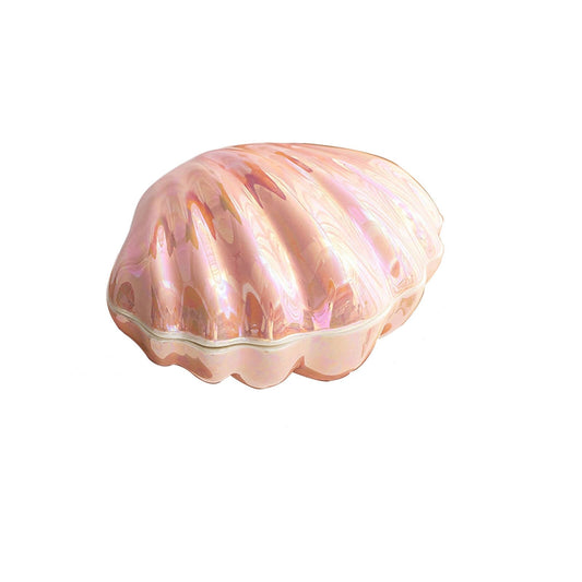 Ceramic Shell Jewelry Organizer Box