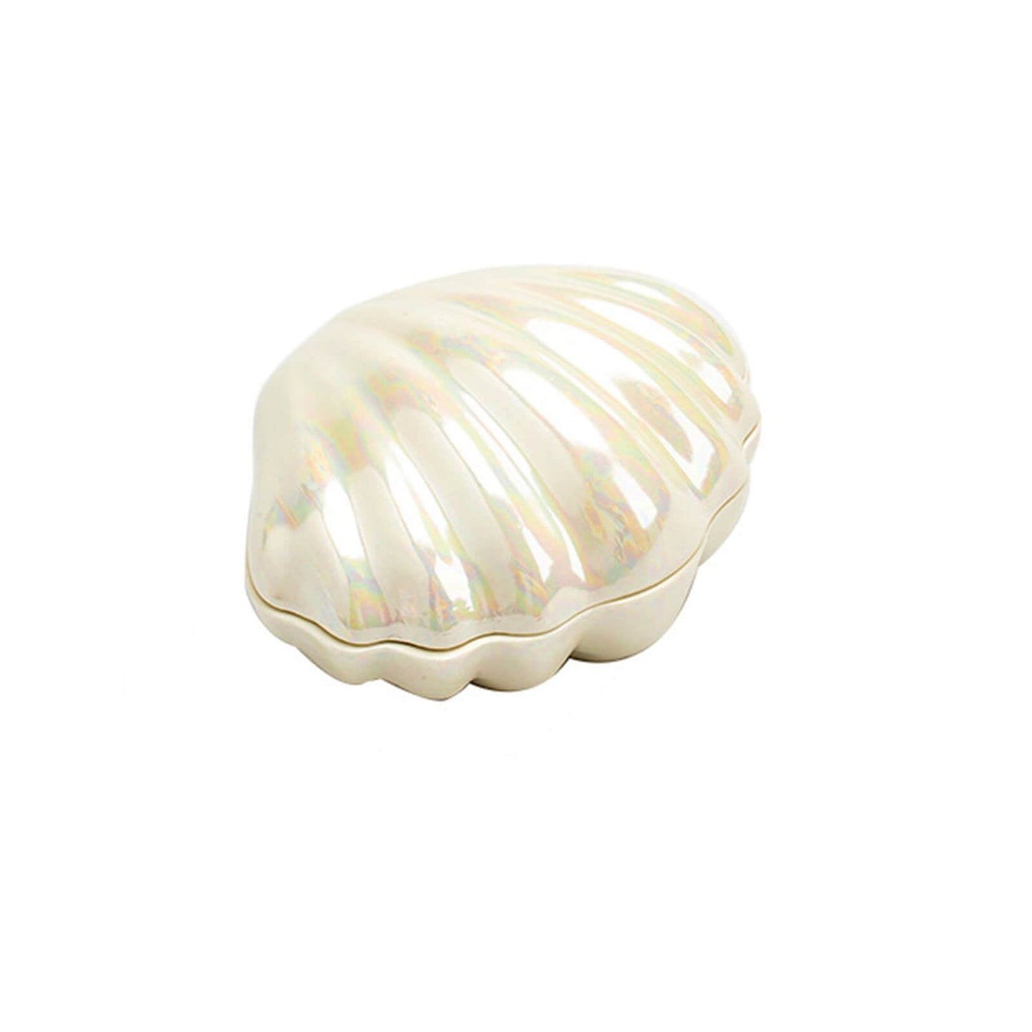 Ceramic Shell Jewelry Organizer Box