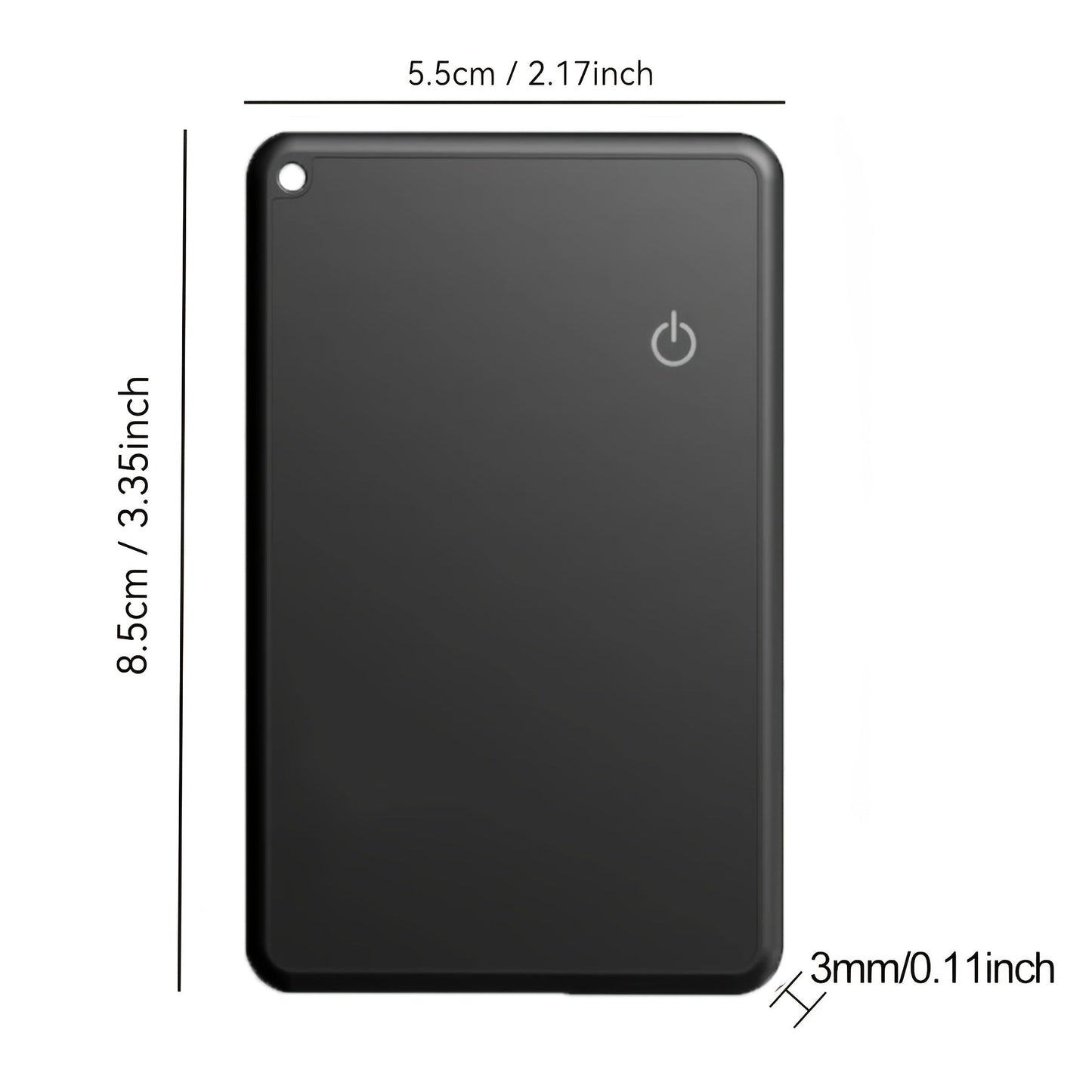 Rechargeable Theft-Proof Tracking Card with Wireless Charging