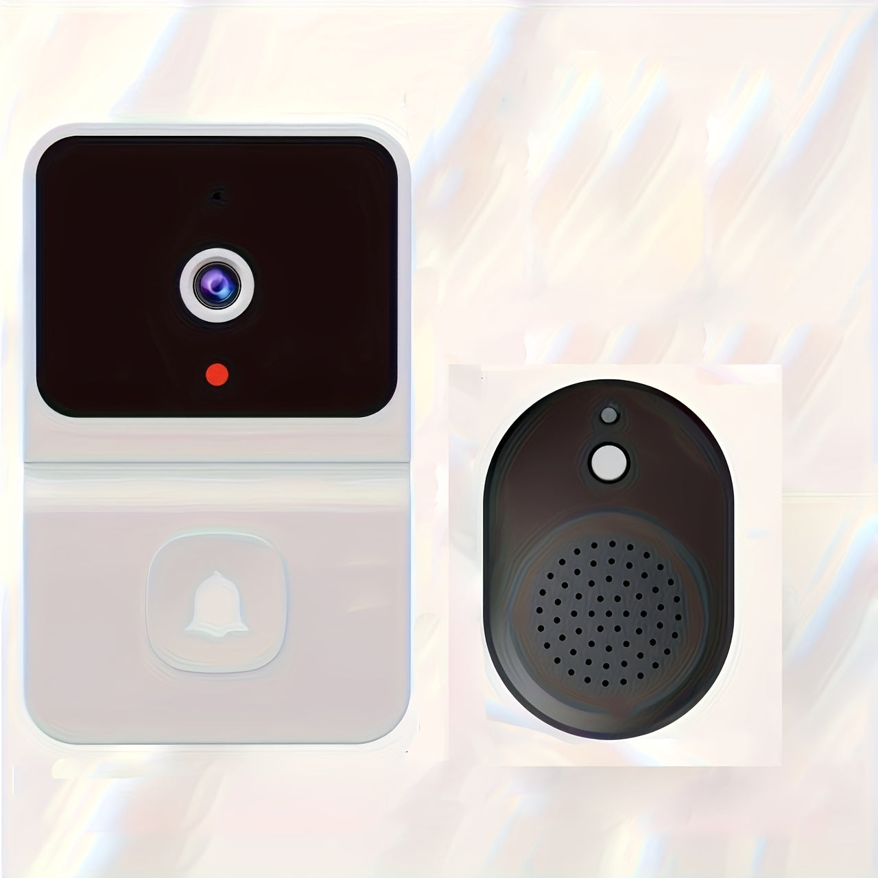 Wireless Doorbell Camera with Night Vision and Rechargeable Battery