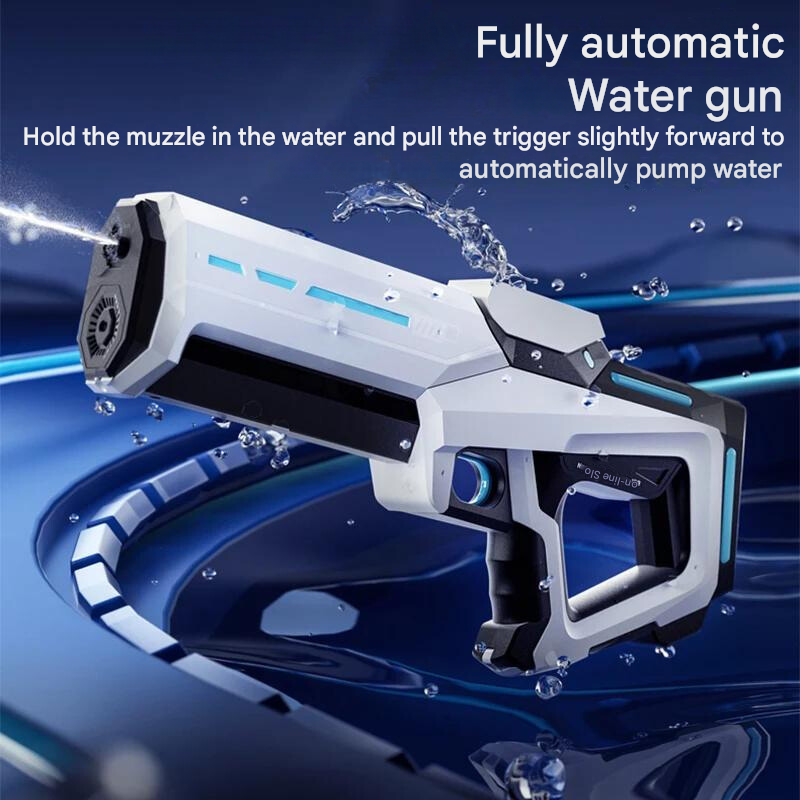 Automatic Rechargeable Water Gun with Large 1L Tank