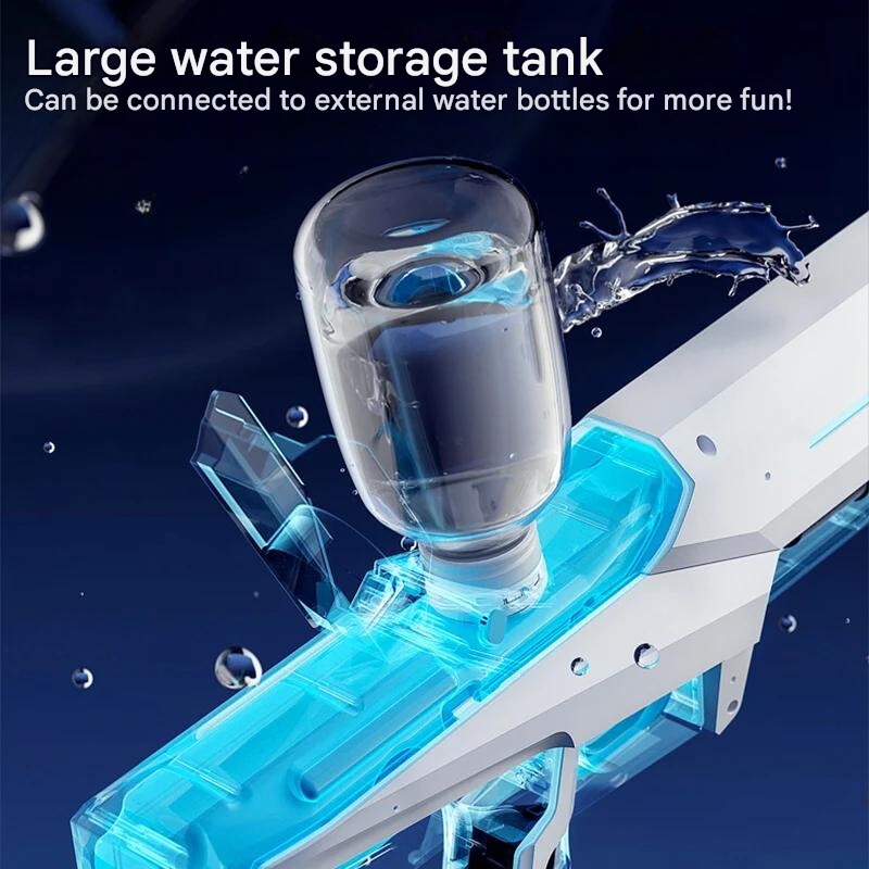 Automatic Rechargeable Water Gun with Large 1L Tank