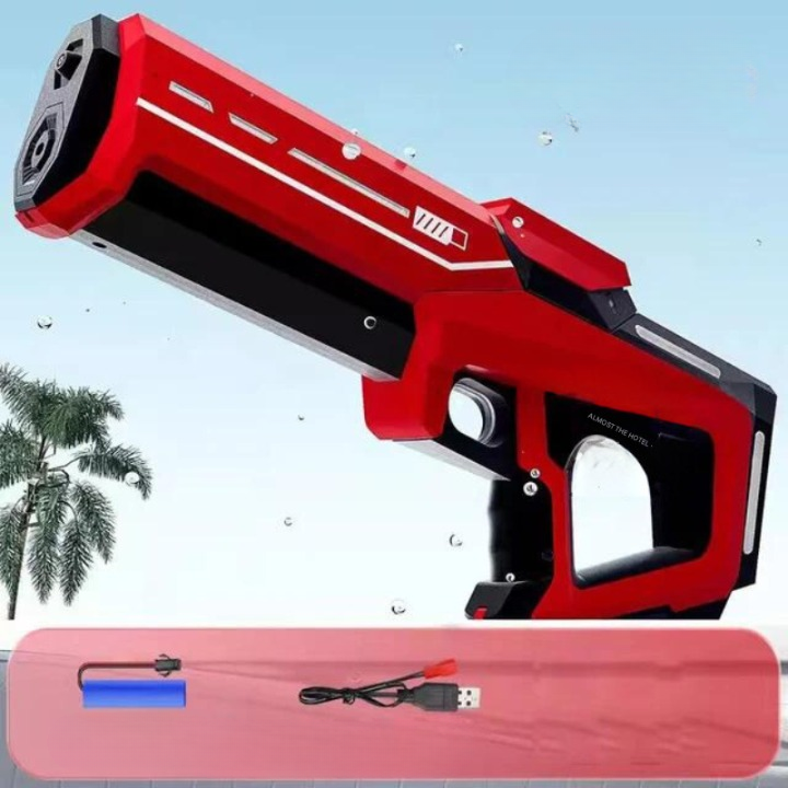 Automatic Rechargeable Water Gun with Large 1L Tank