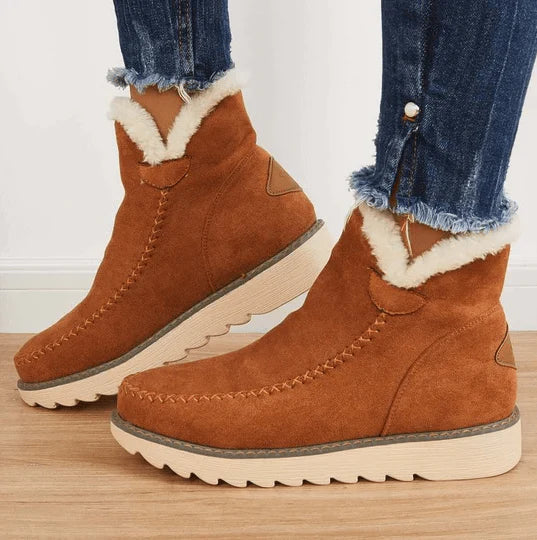 Women's Orthopedic Winter Boots with Thermal Insulation and Non-Slip Sole
