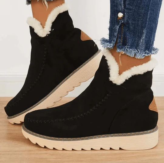 Women's Orthopedic Winter Boots with Thermal Insulation and Non-Slip Sole