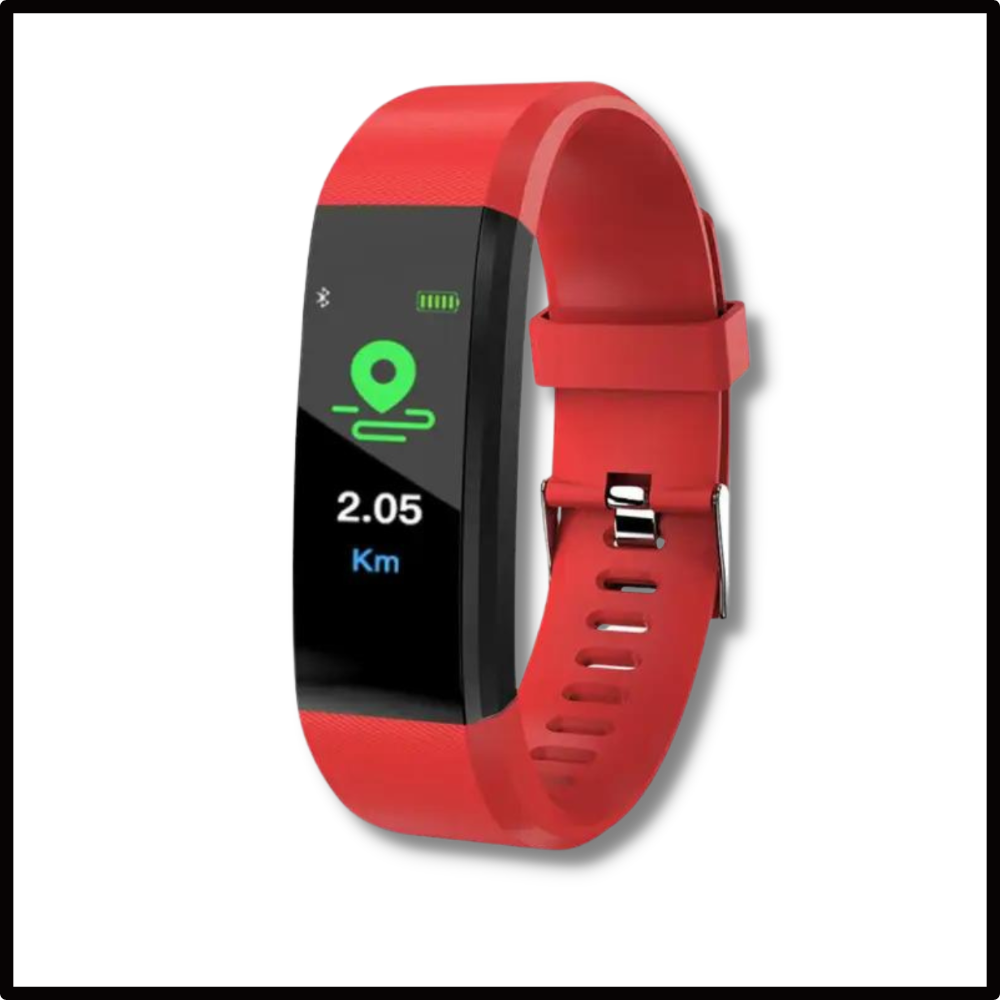 Senior Smartwatch Fitness Tracker with Heart Rate Monitoring