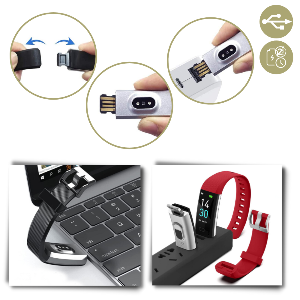 Senior Smartwatch Fitness Tracker with Heart Rate Monitoring