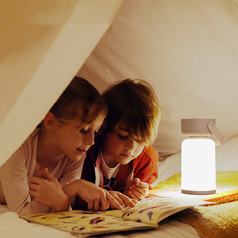 Waterproof Portable LED Table Lamp - Modern Cylindrical Design