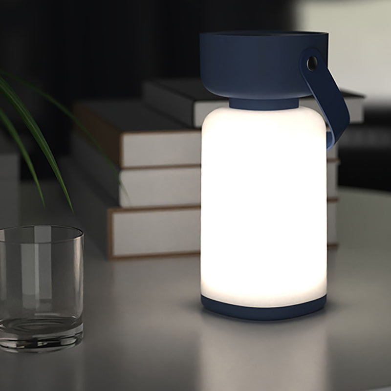 Waterproof Portable LED Table Lamp - Modern Cylindrical Design