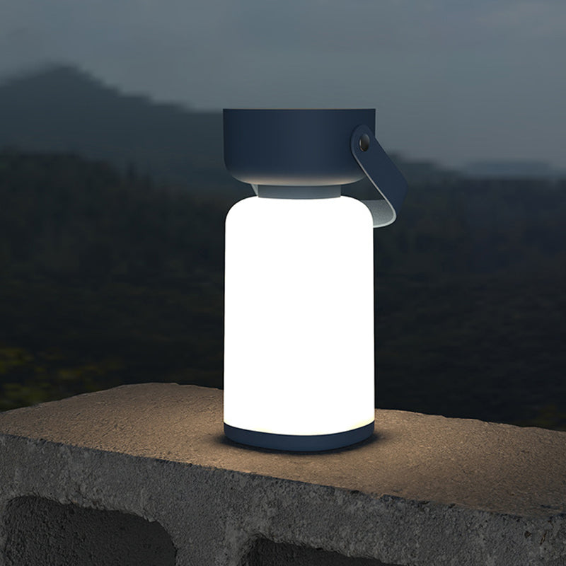 Waterproof Portable LED Table Lamp - Modern Cylindrical Design