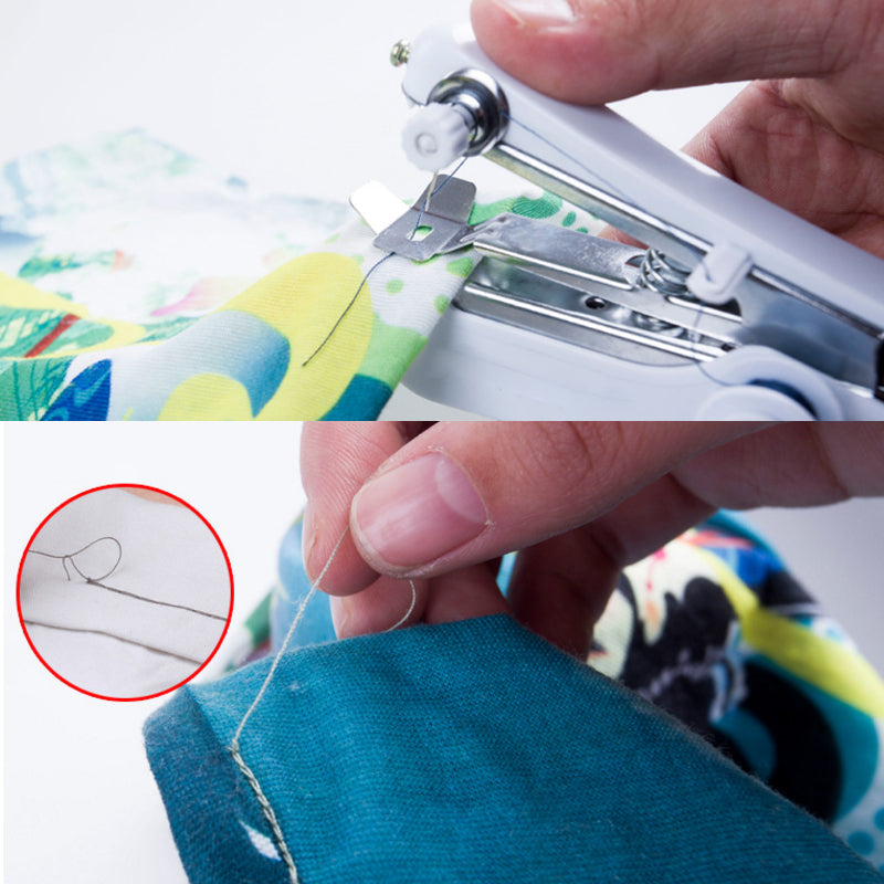 Handheld Sewing Machine for Quick Repairs and Adjustments