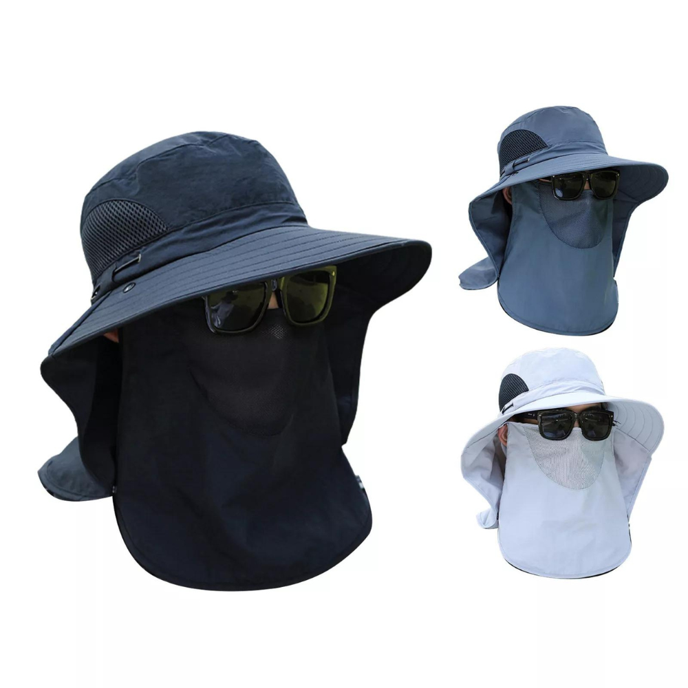 Lightweight Wide Brim Sun Hat with Adjustable Fit