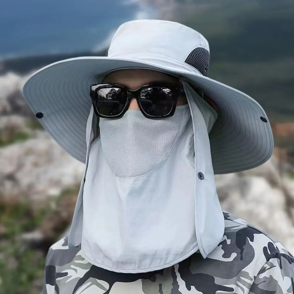 Lightweight Wide Brim Sun Hat with Adjustable Fit