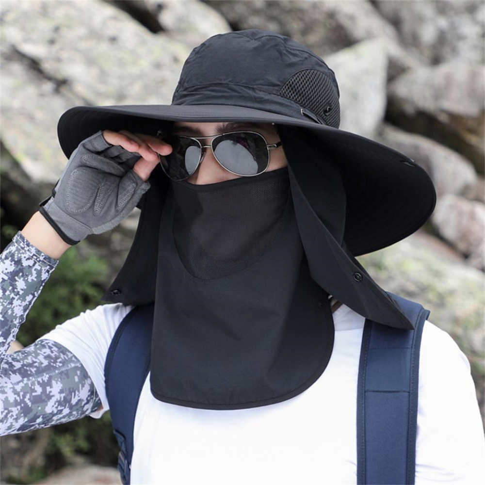 Lightweight Wide Brim Sun Hat with Adjustable Fit