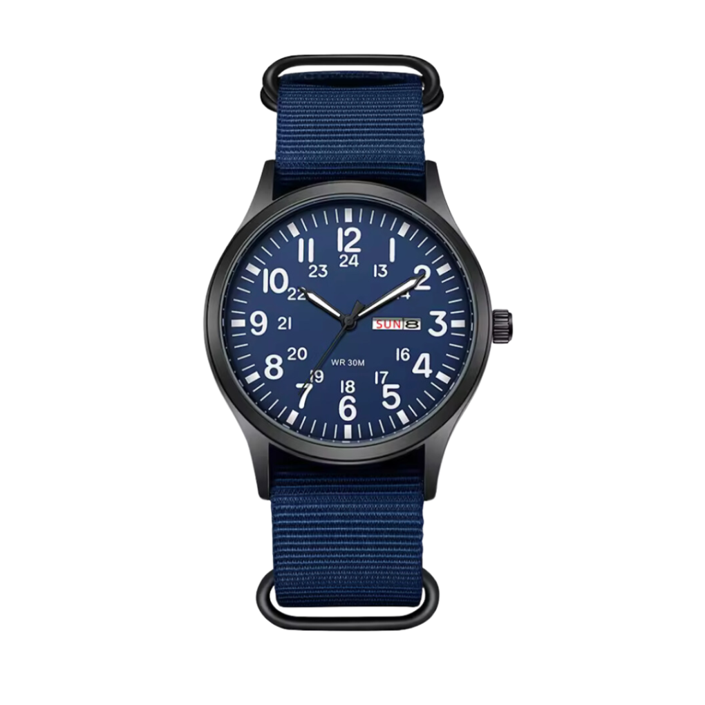 Luminous Military Adventure Watch with Waterproof Design