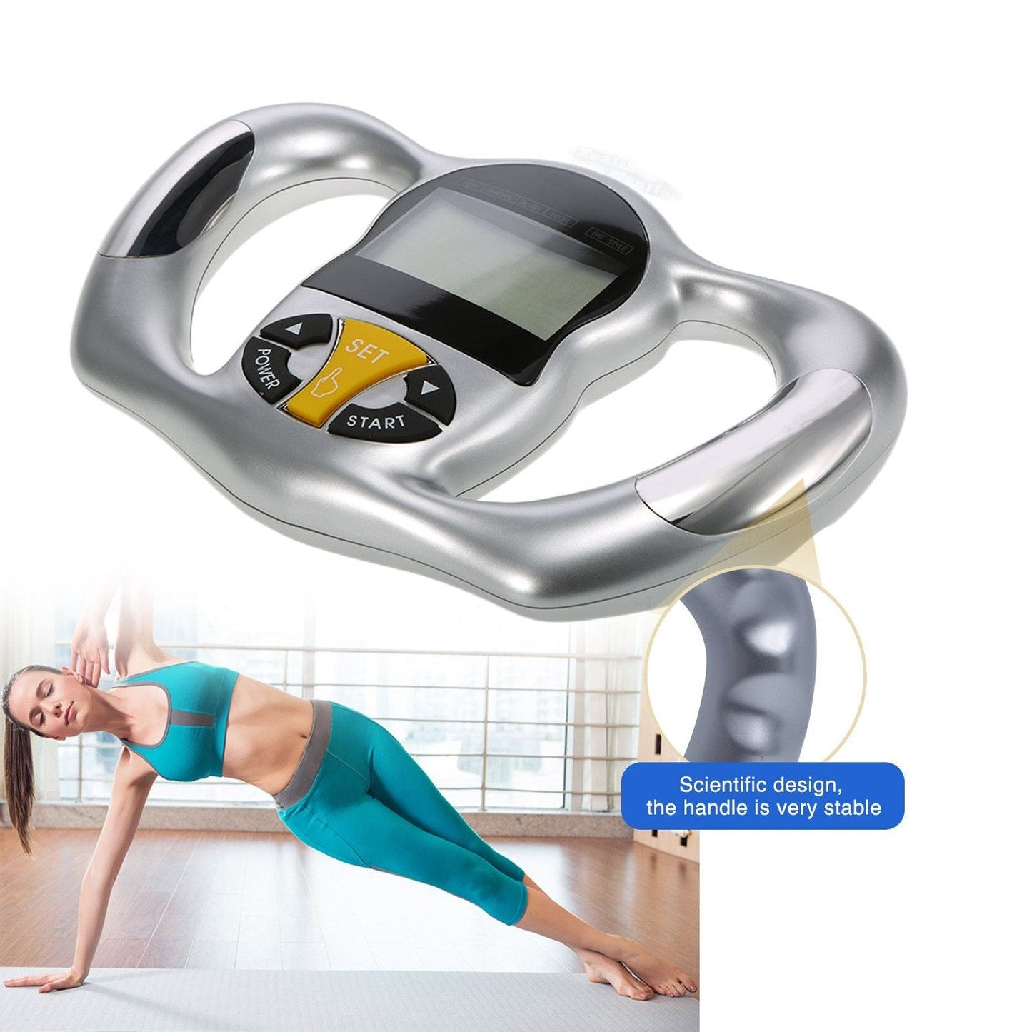 Handheld Body Fat and BMI Analyzer with LCD Display