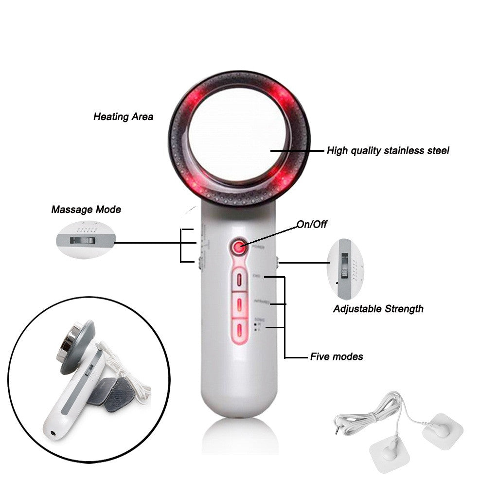 3-in-1 Body Shaping Massage Device for Fat Burning and Skin Tightening