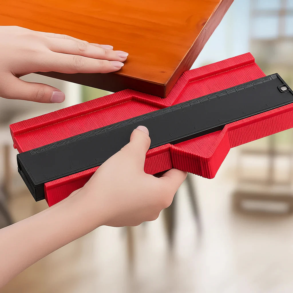 Shape Measuring Tool for Pipes and Tiles - Durable ABS Plastic