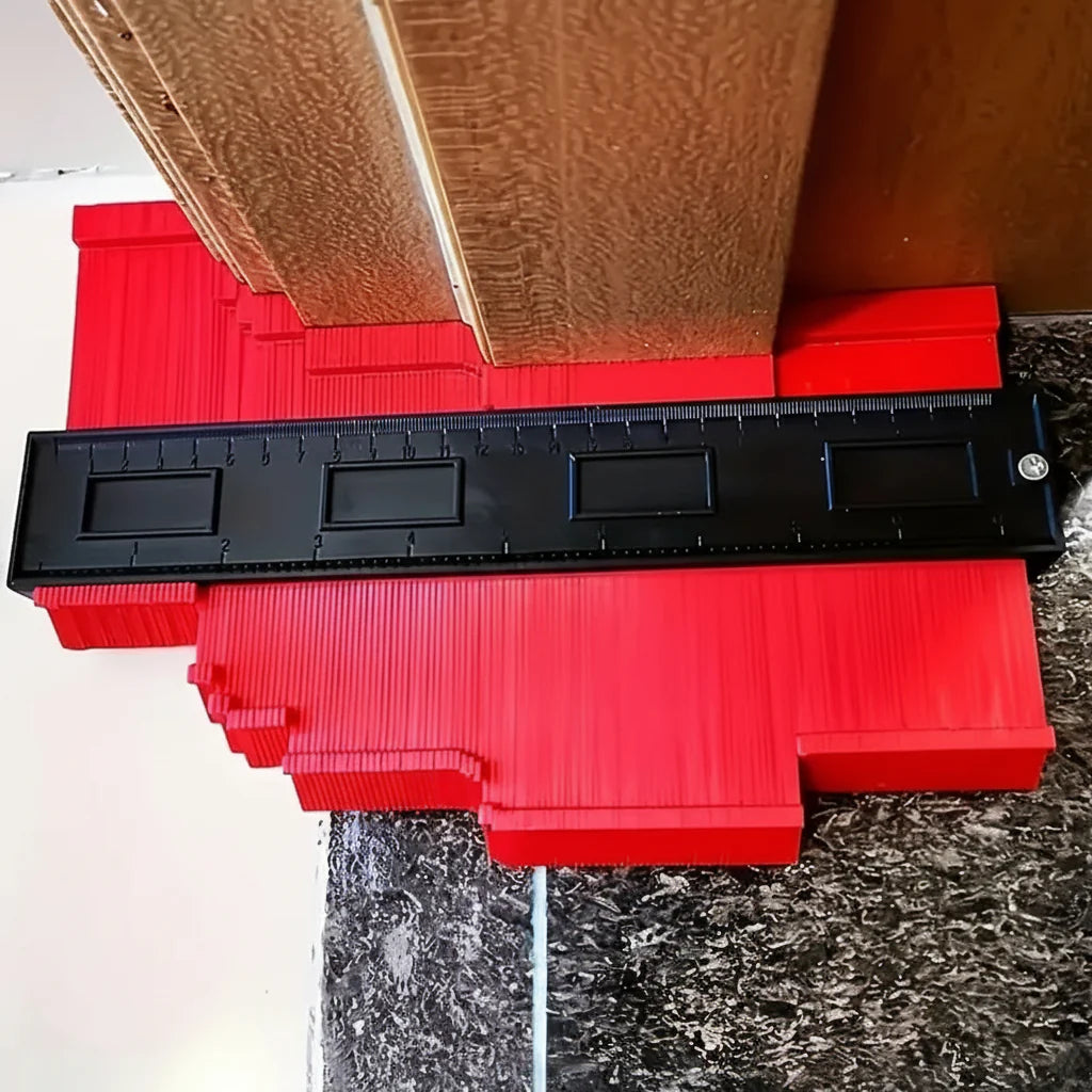 Shape Measuring Tool for Pipes and Tiles - Durable ABS Plastic