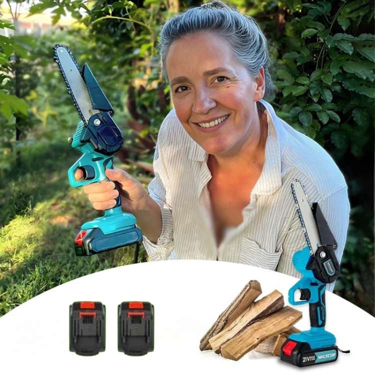 Cordless 6-Inch Electric Chainsaw with Ergonomic Design